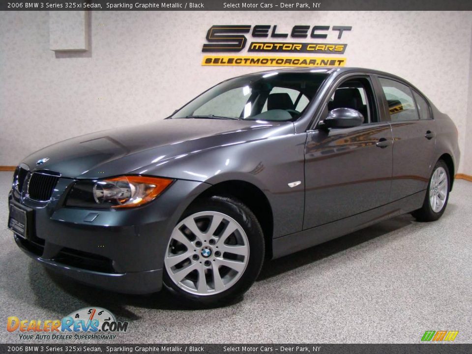2006 BMW 3 Series 325xi Sedan Sparkling Graphite Metallic / Black Photo #1