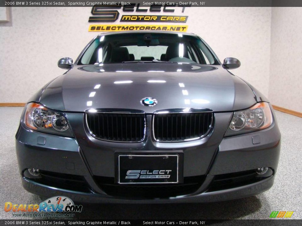 2006 BMW 3 Series 325xi Sedan Sparkling Graphite Metallic / Black Photo #2