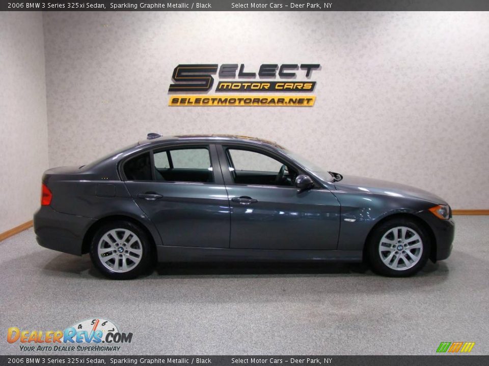 2006 BMW 3 Series 325xi Sedan Sparkling Graphite Metallic / Black Photo #3