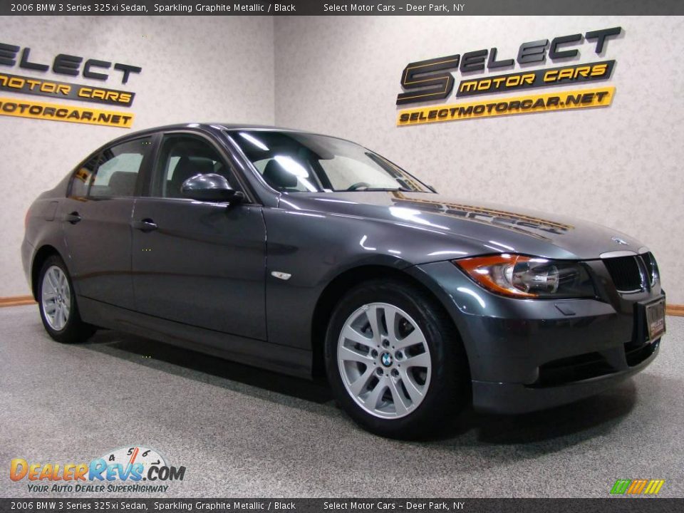 2006 BMW 3 Series 325xi Sedan Sparkling Graphite Metallic / Black Photo #4