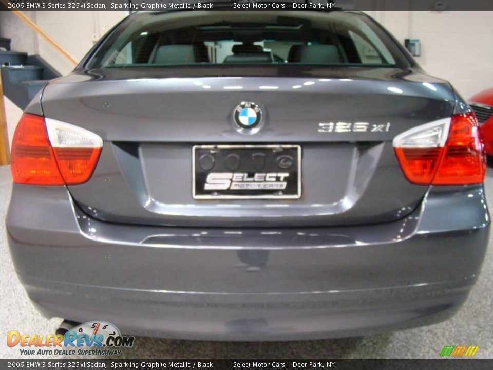 2006 BMW 3 Series 325xi Sedan Sparkling Graphite Metallic / Black Photo #5