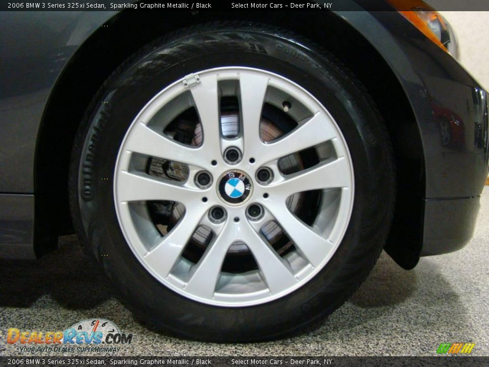 2006 BMW 3 Series 325xi Sedan Sparkling Graphite Metallic / Black Photo #6