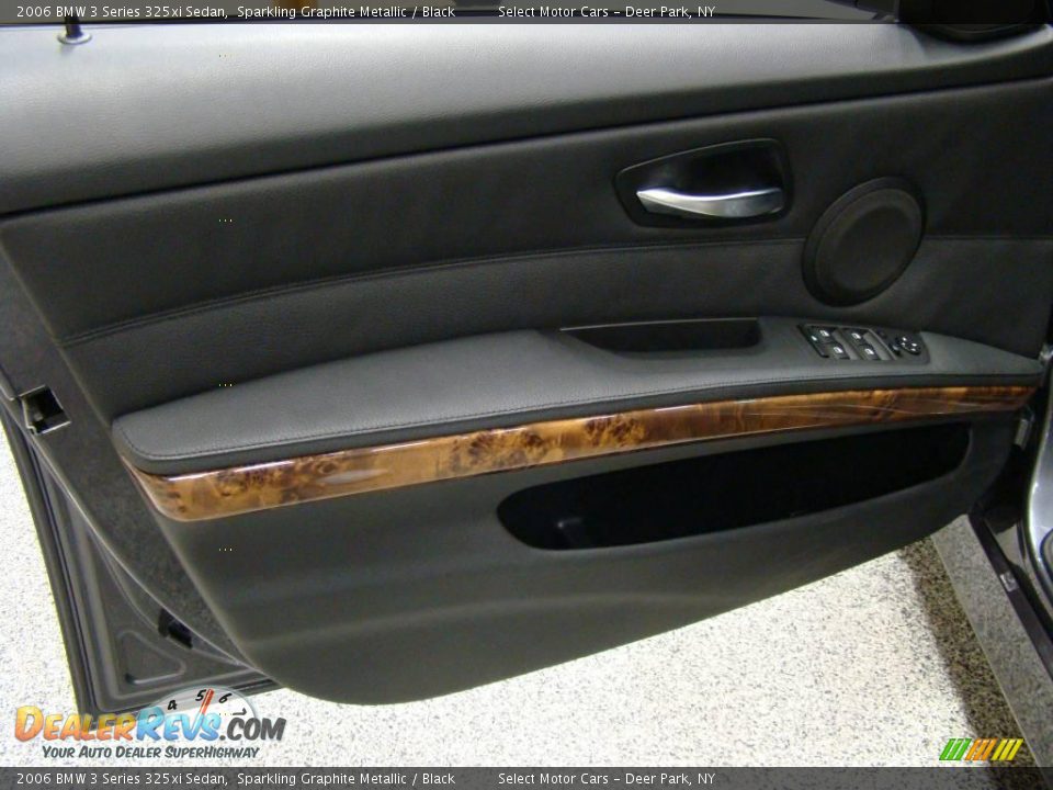 2006 BMW 3 Series 325xi Sedan Sparkling Graphite Metallic / Black Photo #7