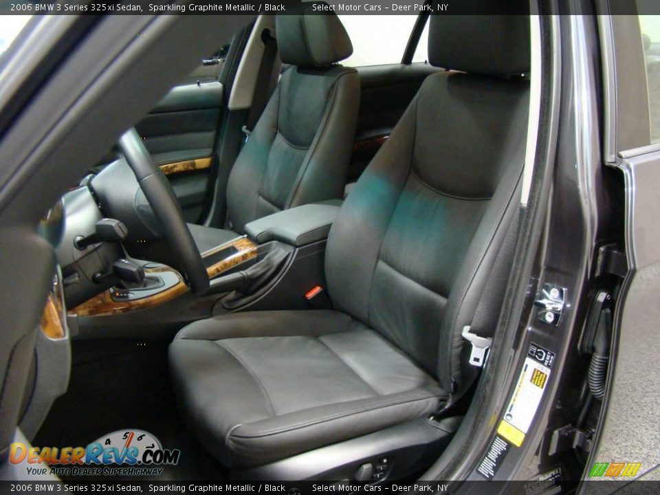 2006 BMW 3 Series 325xi Sedan Sparkling Graphite Metallic / Black Photo #8