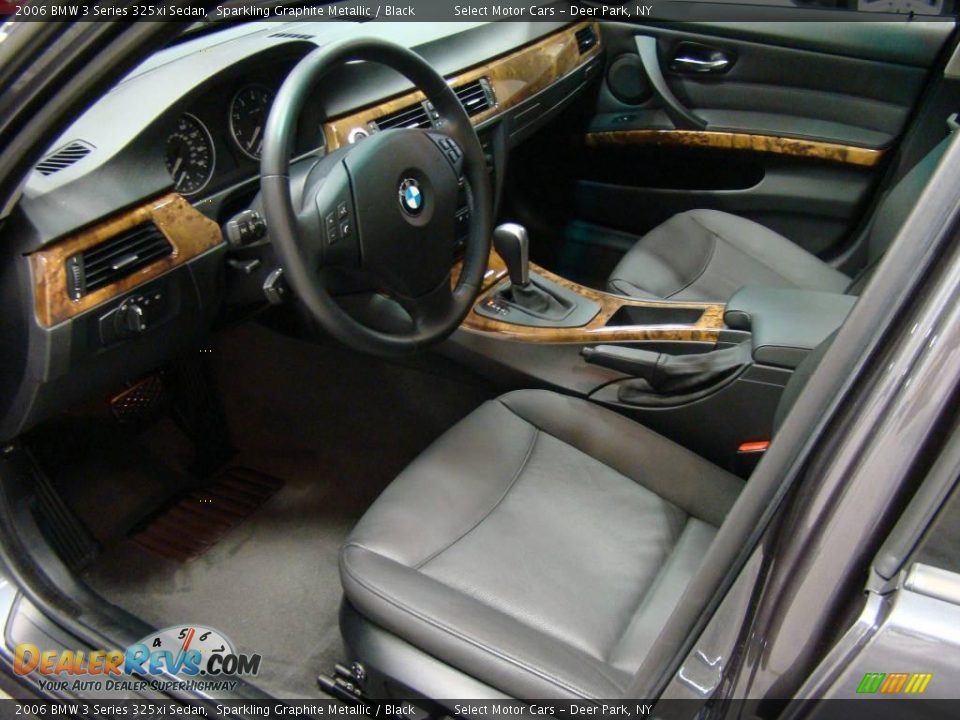 2006 BMW 3 Series 325xi Sedan Sparkling Graphite Metallic / Black Photo #9