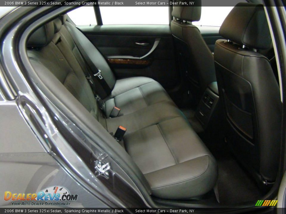 2006 BMW 3 Series 325xi Sedan Sparkling Graphite Metallic / Black Photo #13