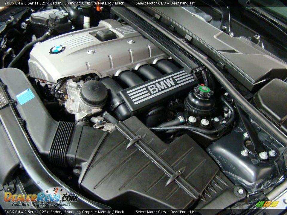 2006 BMW 3 Series 325xi Sedan Sparkling Graphite Metallic / Black Photo #14
