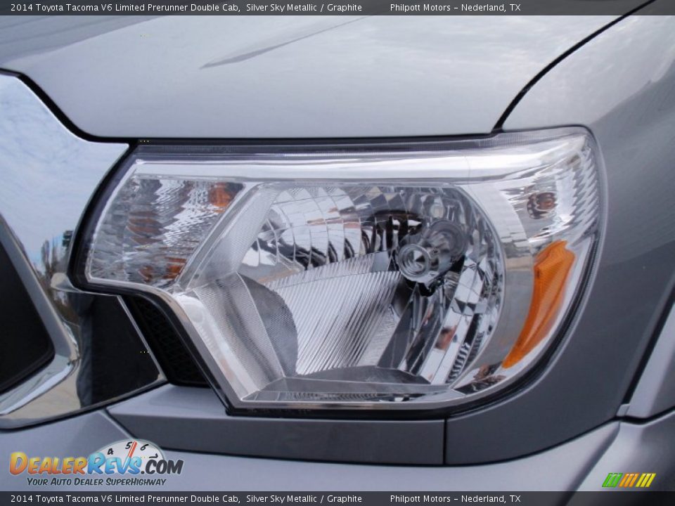 2014 Toyota Tacoma V6 Limited Prerunner Double Cab Silver Sky Metallic / Graphite Photo #9