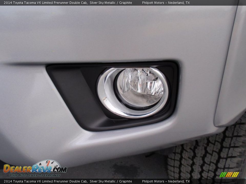 2014 Toyota Tacoma V6 Limited Prerunner Double Cab Silver Sky Metallic / Graphite Photo #10