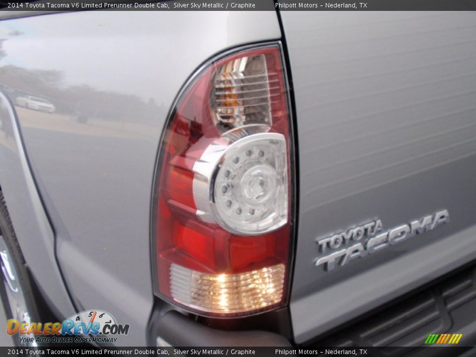 2014 Toyota Tacoma V6 Limited Prerunner Double Cab Silver Sky Metallic / Graphite Photo #16