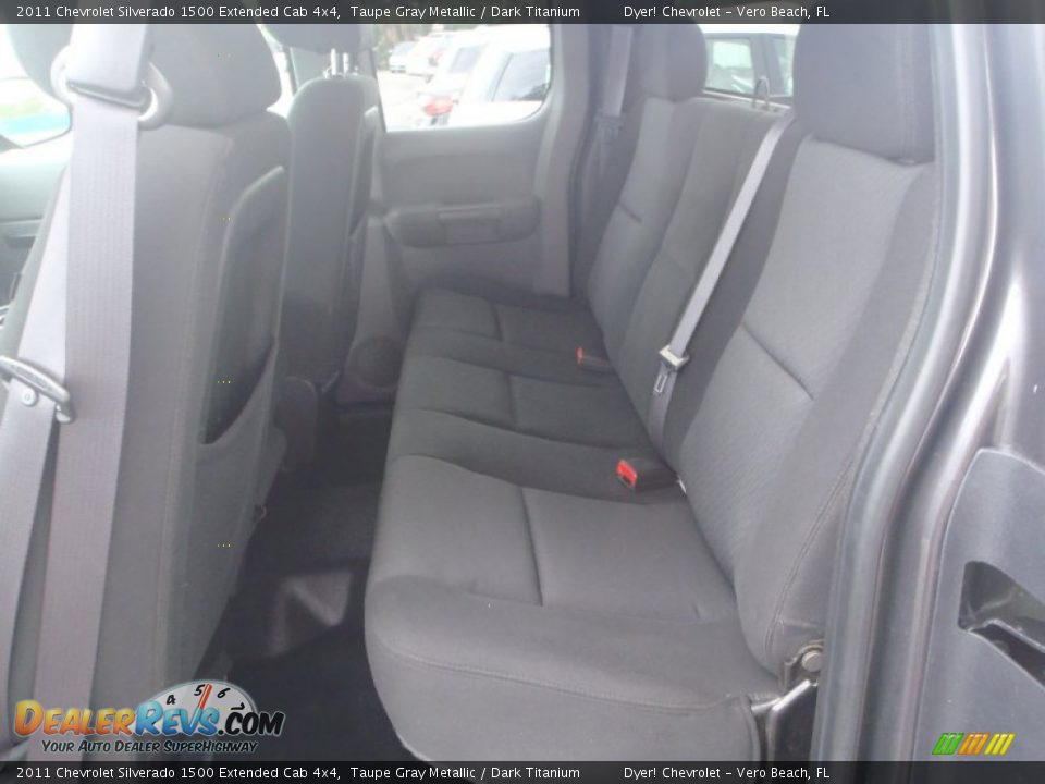 2011 Chevrolet Silverado 1500 Extended Cab 4x4 Taupe Gray Metallic / Dark Titanium Photo #20