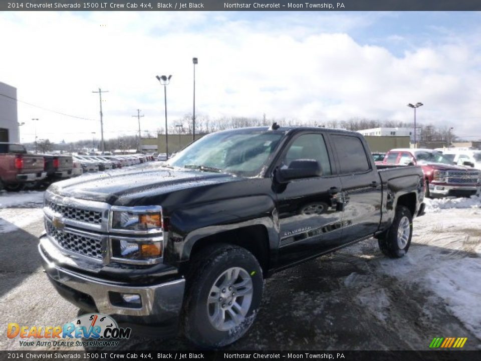 2014 Chevrolet Silverado 1500 LT Crew Cab 4x4 Black / Jet Black Photo #1
