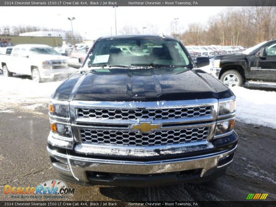 2014 Chevrolet Silverado 1500 LT Crew Cab 4x4 Black / Jet Black Photo #2
