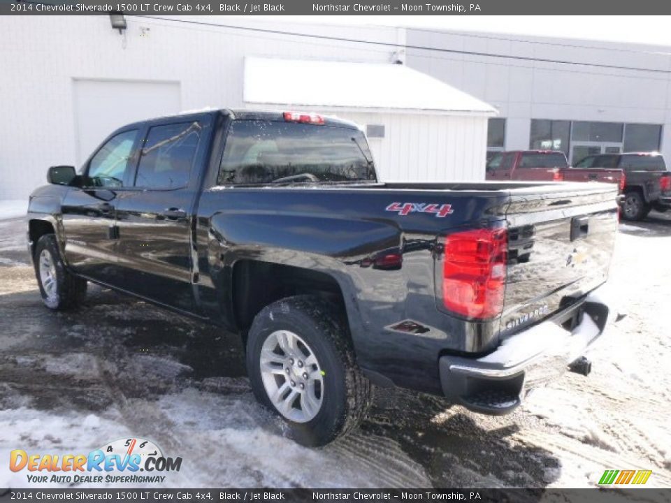 2014 Chevrolet Silverado 1500 LT Crew Cab 4x4 Black / Jet Black Photo #6