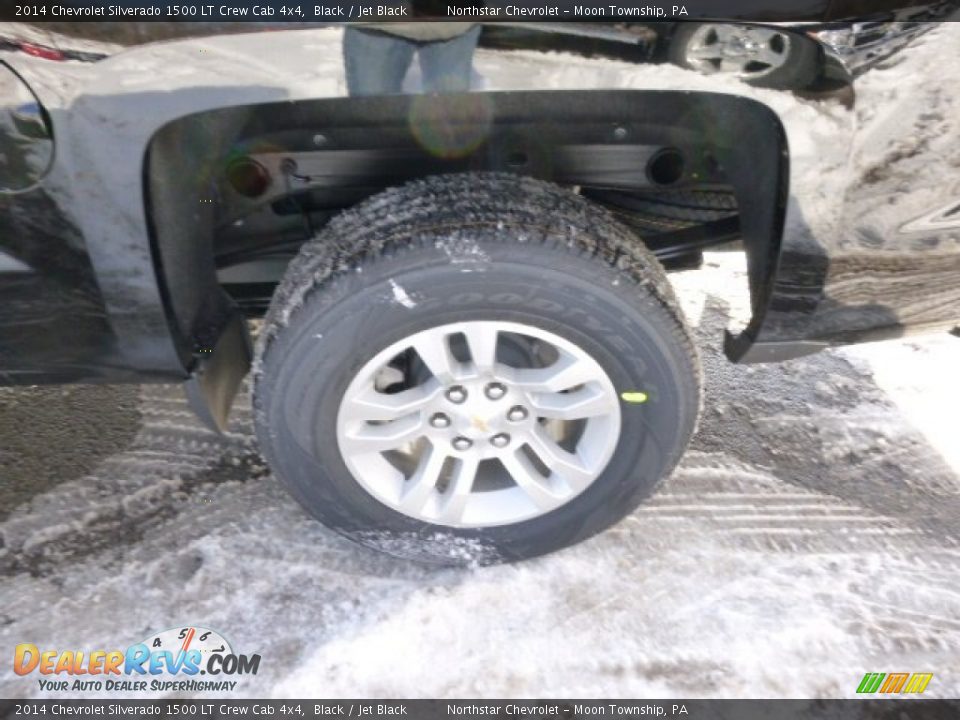 2014 Chevrolet Silverado 1500 LT Crew Cab 4x4 Black / Jet Black Photo #8