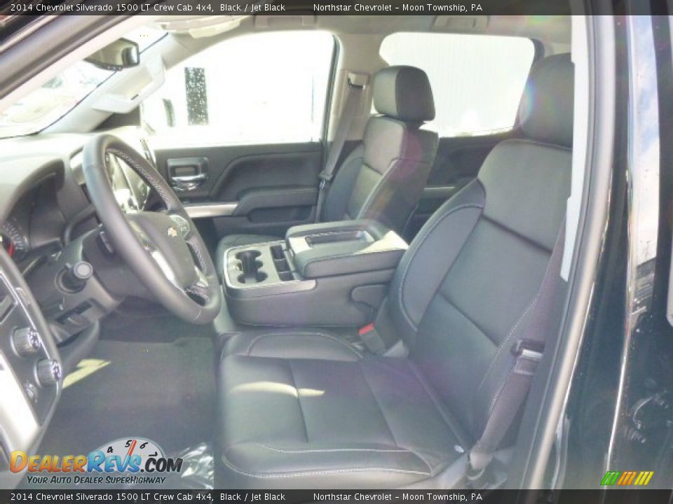 2014 Chevrolet Silverado 1500 LT Crew Cab 4x4 Black / Jet Black Photo #9