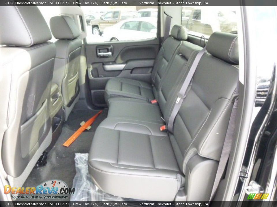 2014 Chevrolet Silverado 1500 LTZ Z71 Crew Cab 4x4 Black / Jet Black Photo #11