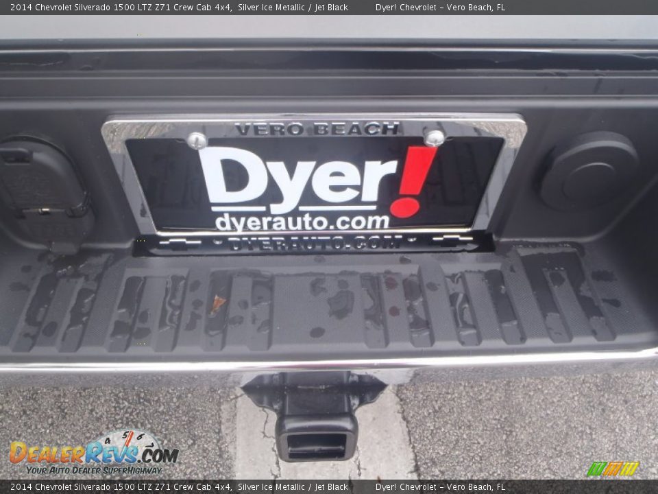 2014 Chevrolet Silverado 1500 LTZ Z71 Crew Cab 4x4 Silver Ice Metallic / Jet Black Photo #8