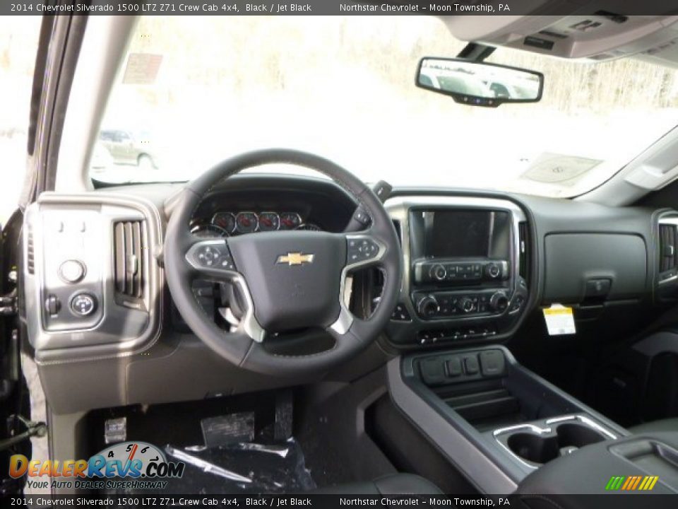 2014 Chevrolet Silverado 1500 LTZ Z71 Crew Cab 4x4 Black / Jet Black Photo #12
