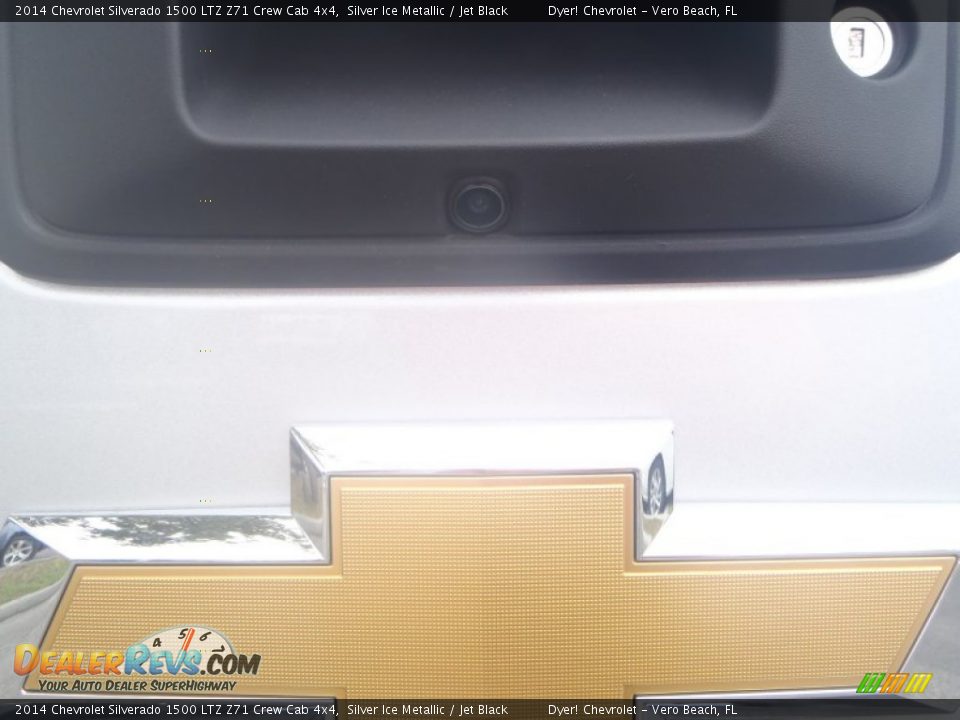 2014 Chevrolet Silverado 1500 LTZ Z71 Crew Cab 4x4 Silver Ice Metallic / Jet Black Photo #9