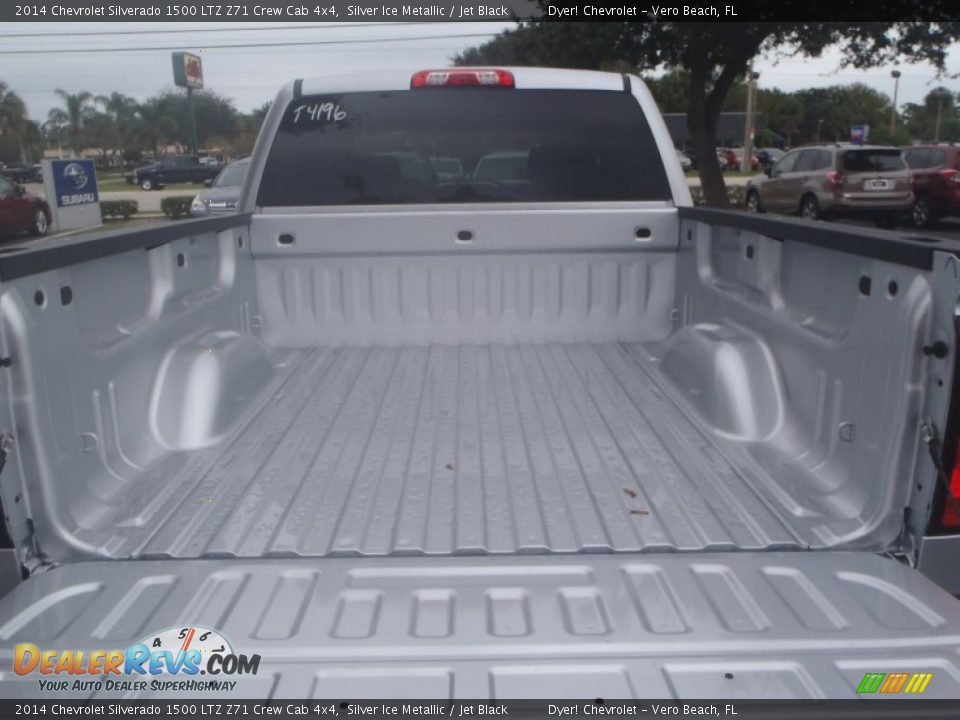 2014 Chevrolet Silverado 1500 LTZ Z71 Crew Cab 4x4 Silver Ice Metallic / Jet Black Photo #10
