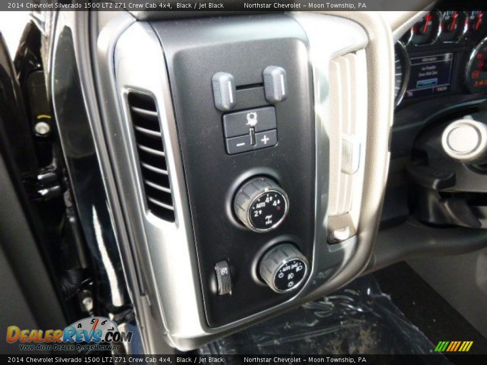 2014 Chevrolet Silverado 1500 LTZ Z71 Crew Cab 4x4 Black / Jet Black Photo #14