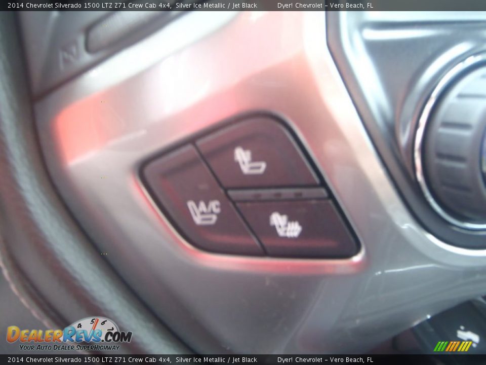 2014 Chevrolet Silverado 1500 LTZ Z71 Crew Cab 4x4 Silver Ice Metallic / Jet Black Photo #21