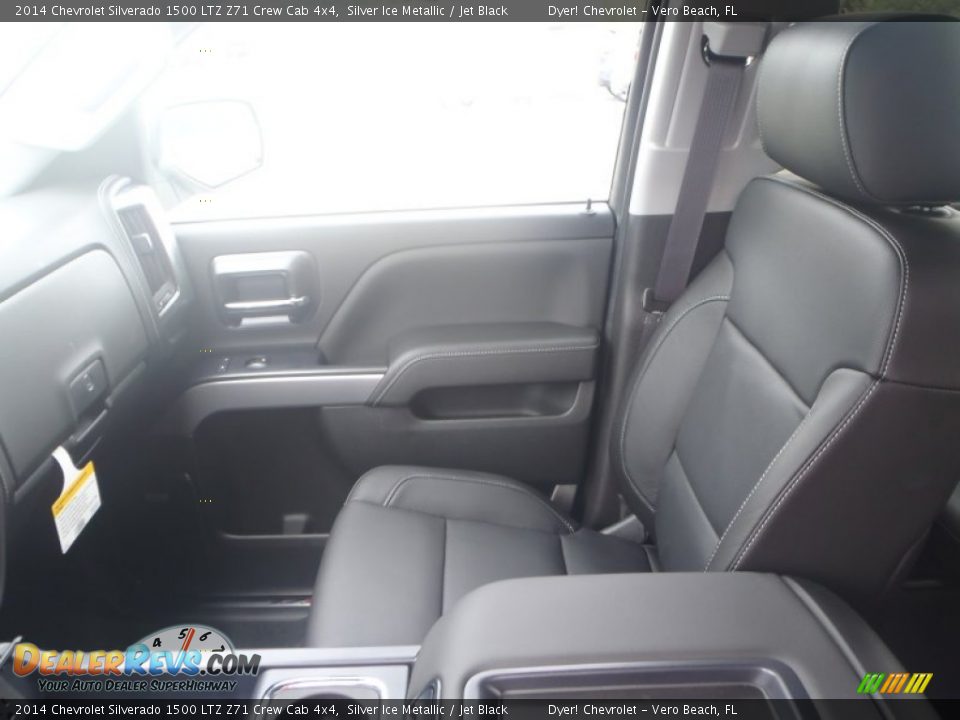 2014 Chevrolet Silverado 1500 LTZ Z71 Crew Cab 4x4 Silver Ice Metallic / Jet Black Photo #23