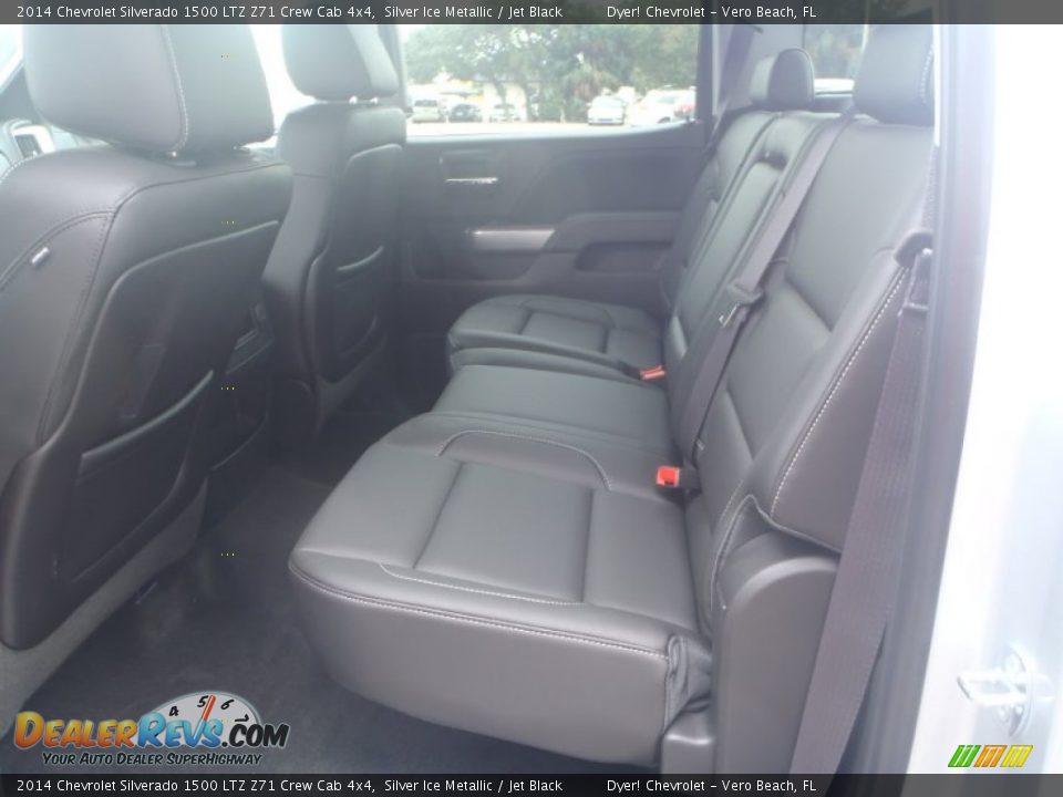 2014 Chevrolet Silverado 1500 LTZ Z71 Crew Cab 4x4 Silver Ice Metallic / Jet Black Photo #25