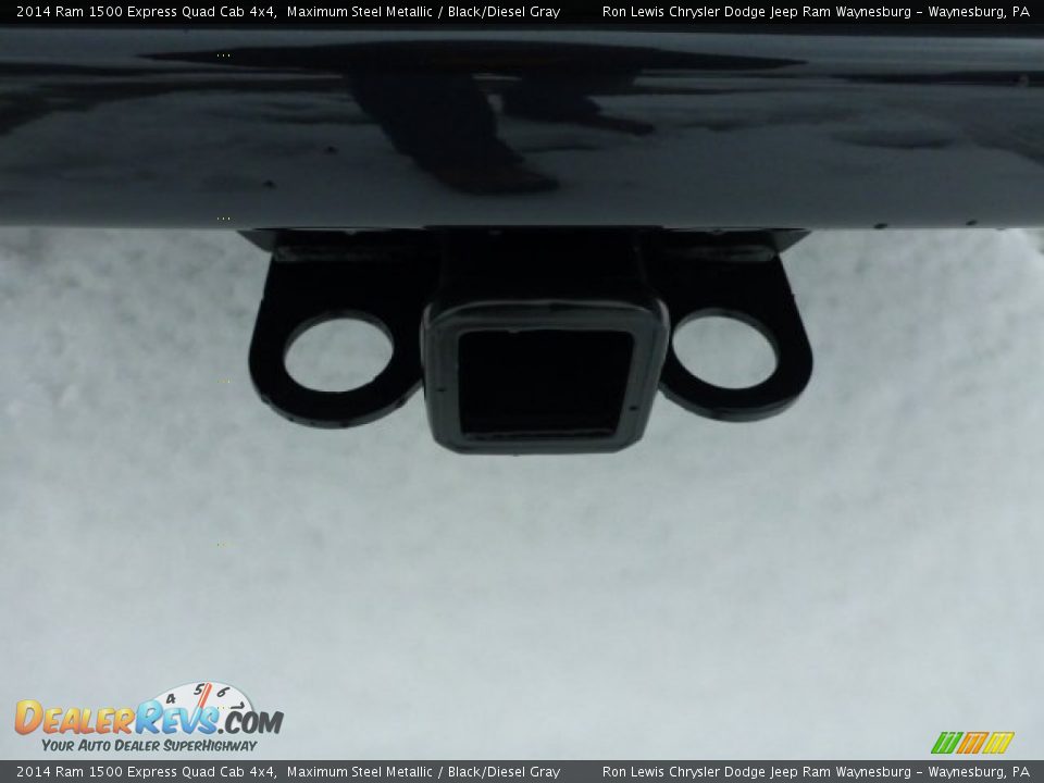 2014 Ram 1500 Express Quad Cab 4x4 Maximum Steel Metallic / Black/Diesel Gray Photo #5