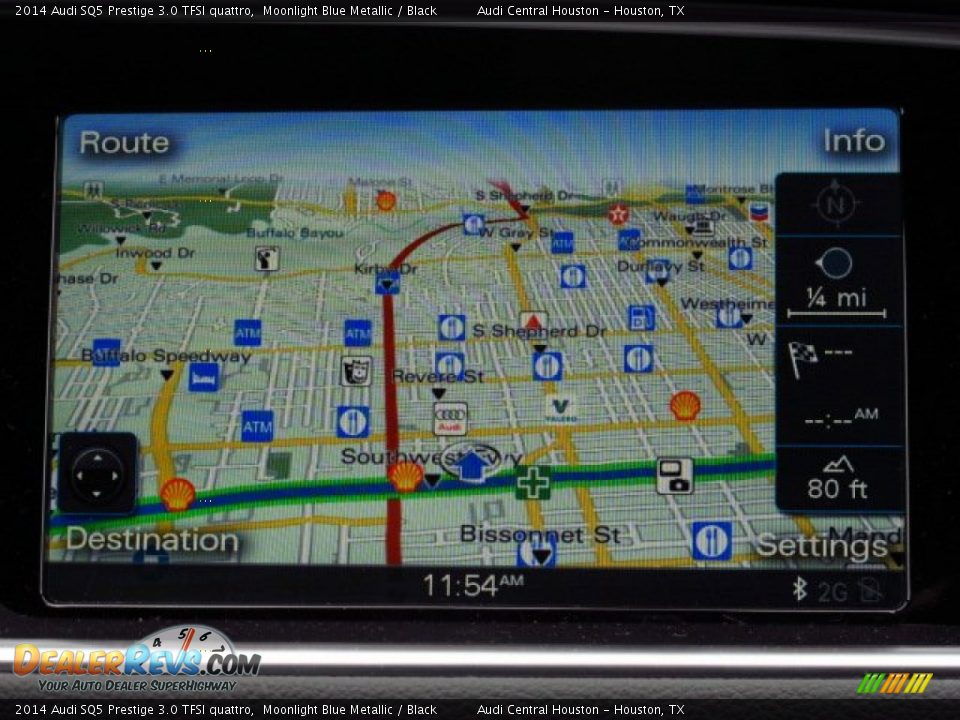 2014 Audi SQ5 Prestige 3.0 TFSI quattro Moonlight Blue Metallic / Black Photo #26