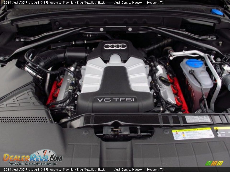 2014 Audi SQ5 Prestige 3.0 TFSI quattro Moonlight Blue Metallic / Black Photo #28