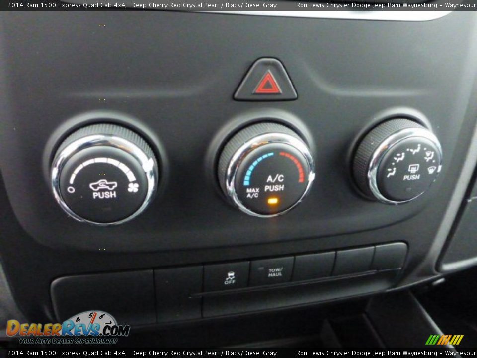 2014 Ram 1500 Express Quad Cab 4x4 Deep Cherry Red Crystal Pearl / Black/Diesel Gray Photo #19