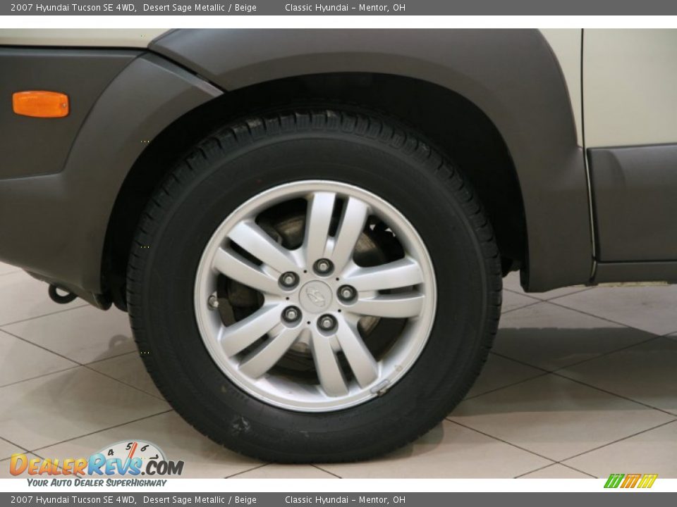 2007 Hyundai Tucson SE 4WD Wheel Photo #16