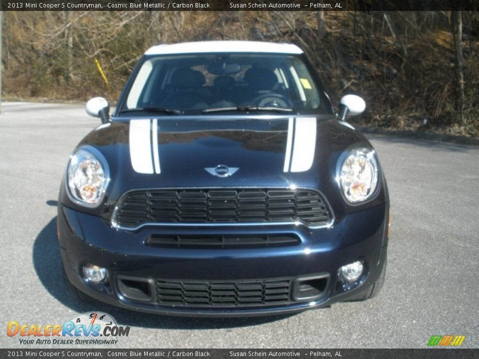 2013 Mini Cooper S Countryman Cosmic Blue Metallic / Carbon Black Photo #8