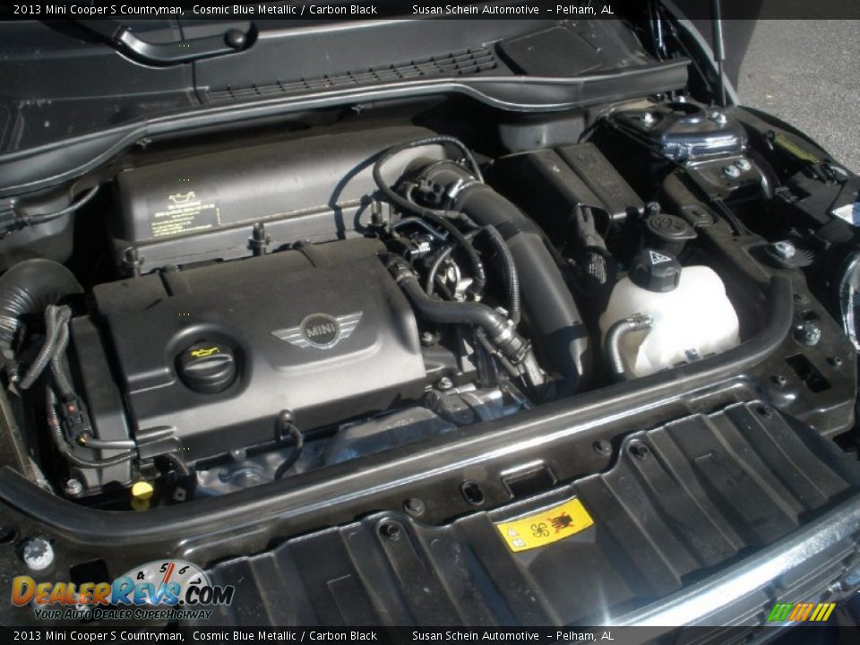 2013 Mini Cooper S Countryman Cosmic Blue Metallic / Carbon Black Photo #9