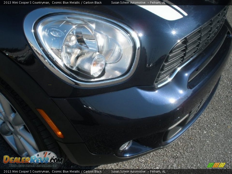 2013 Mini Cooper S Countryman Cosmic Blue Metallic / Carbon Black Photo #11