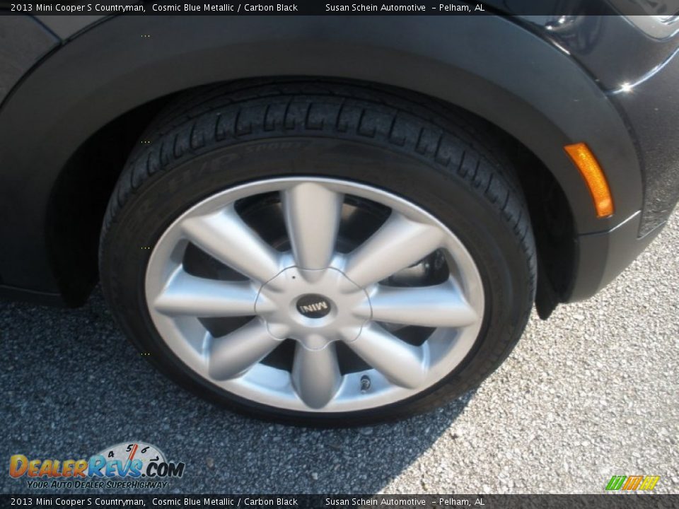 2013 Mini Cooper S Countryman Cosmic Blue Metallic / Carbon Black Photo #12