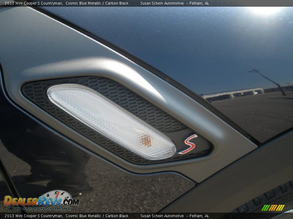 2013 Mini Cooper S Countryman Cosmic Blue Metallic / Carbon Black Photo #13