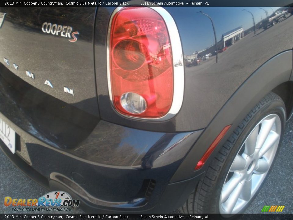 2013 Mini Cooper S Countryman Cosmic Blue Metallic / Carbon Black Photo #15