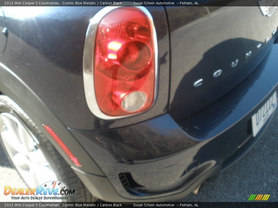 2013 Mini Cooper S Countryman Cosmic Blue Metallic / Carbon Black Photo #19