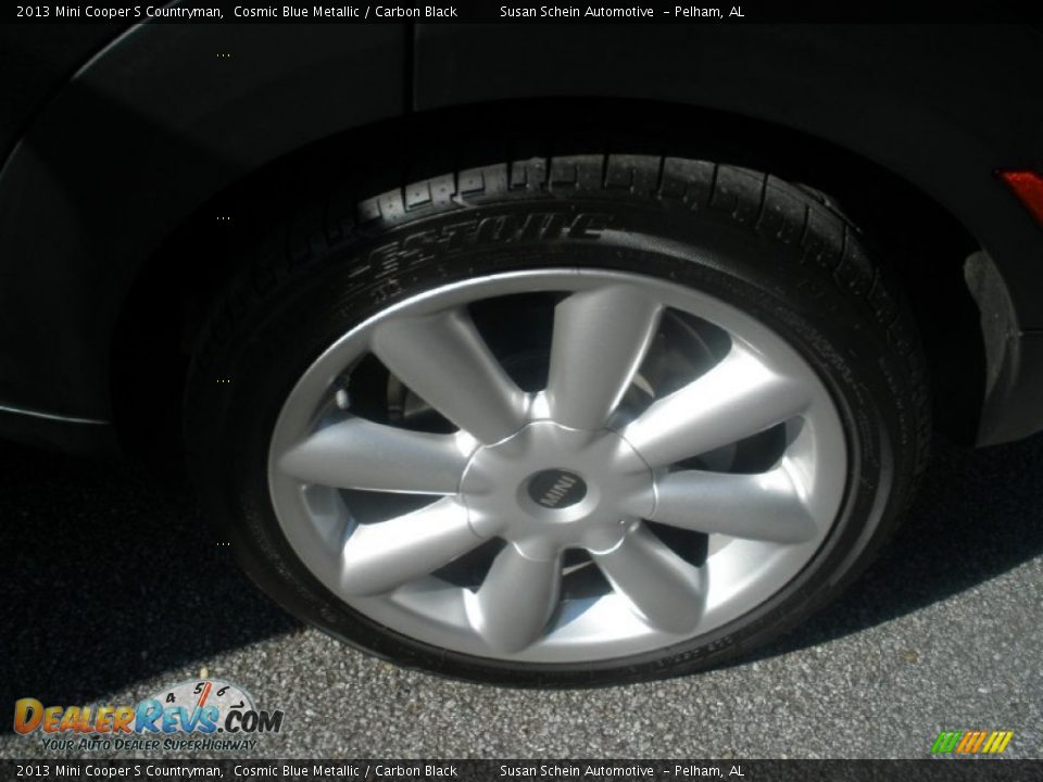 2013 Mini Cooper S Countryman Cosmic Blue Metallic / Carbon Black Photo #20