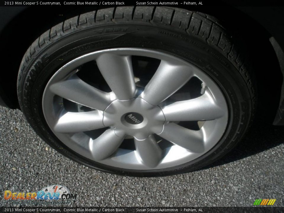 2013 Mini Cooper S Countryman Cosmic Blue Metallic / Carbon Black Photo #21