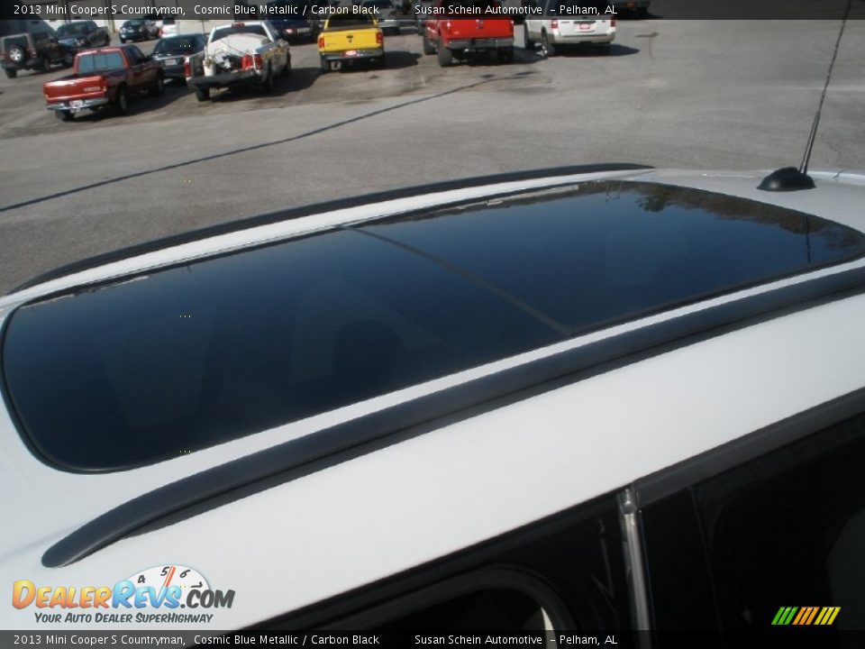 2013 Mini Cooper S Countryman Cosmic Blue Metallic / Carbon Black Photo #22