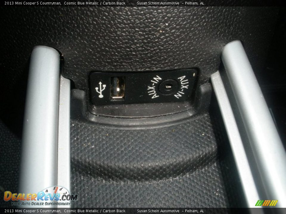 2013 Mini Cooper S Countryman Cosmic Blue Metallic / Carbon Black Photo #28