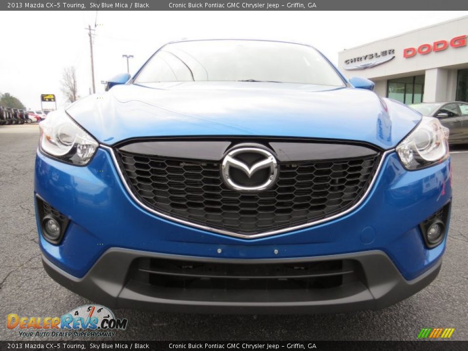 2013 Mazda CX-5 Touring Sky Blue Mica / Black Photo #2