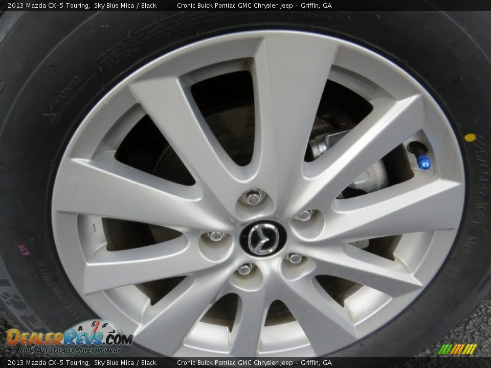 2013 Mazda CX-5 Touring Sky Blue Mica / Black Photo #9
