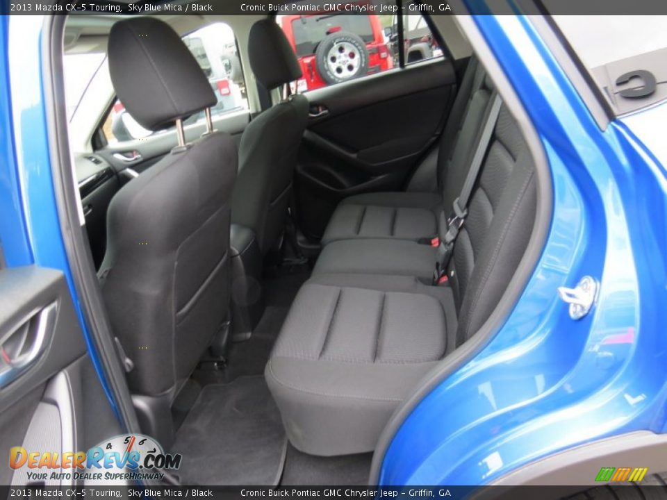 2013 Mazda CX-5 Touring Sky Blue Mica / Black Photo #14