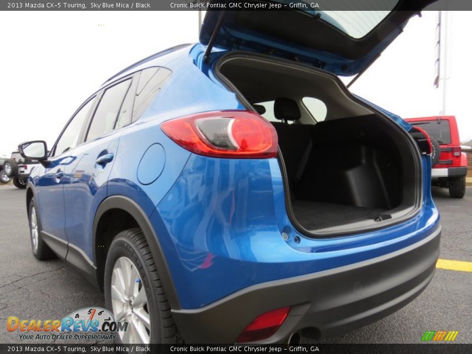 2013 Mazda CX-5 Touring Sky Blue Mica / Black Photo #15