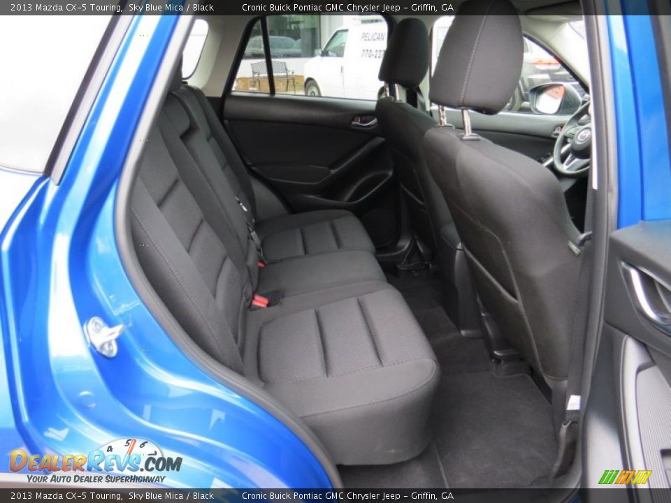 2013 Mazda CX-5 Touring Sky Blue Mica / Black Photo #17